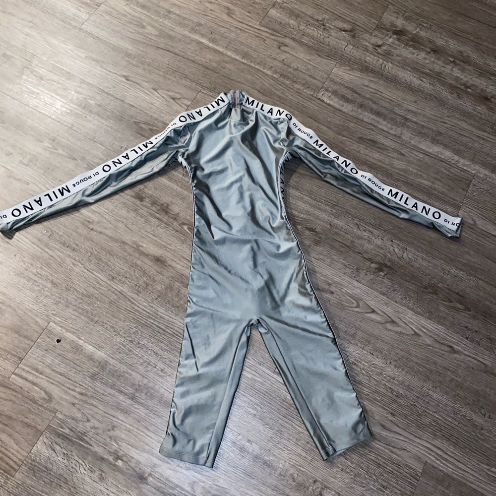 Milano di rouge silver jumpsuit